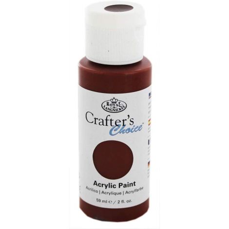 Farba akrylowa R&L Crafter's Choice 59ml, Brązowa/Burnt Sienna